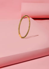 Beaded Gold Ring (Bottom)