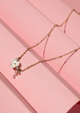 Floral & Gem Charm