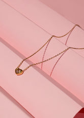 Heart-Shaped Crystal Pendant