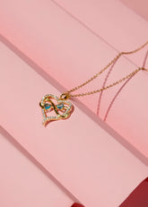 Heart & Infinity Pendant Necklace