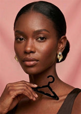 Gold Geometric Crystal Earrings