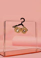 Square Crystal Stud Earrings