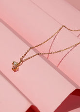 Teddy Charm Gold Necklace