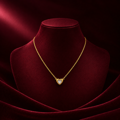 Amour Crystal Heart Necklace