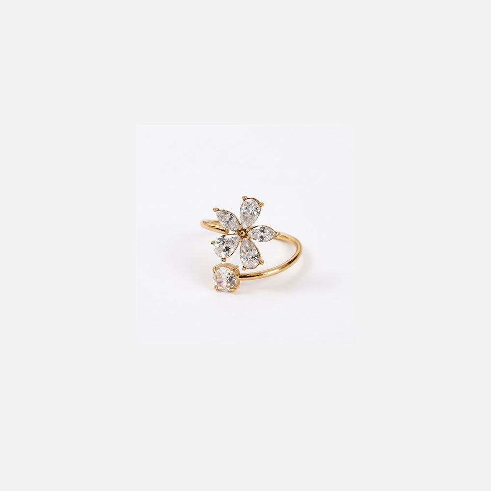 Crystal Blossom Ring