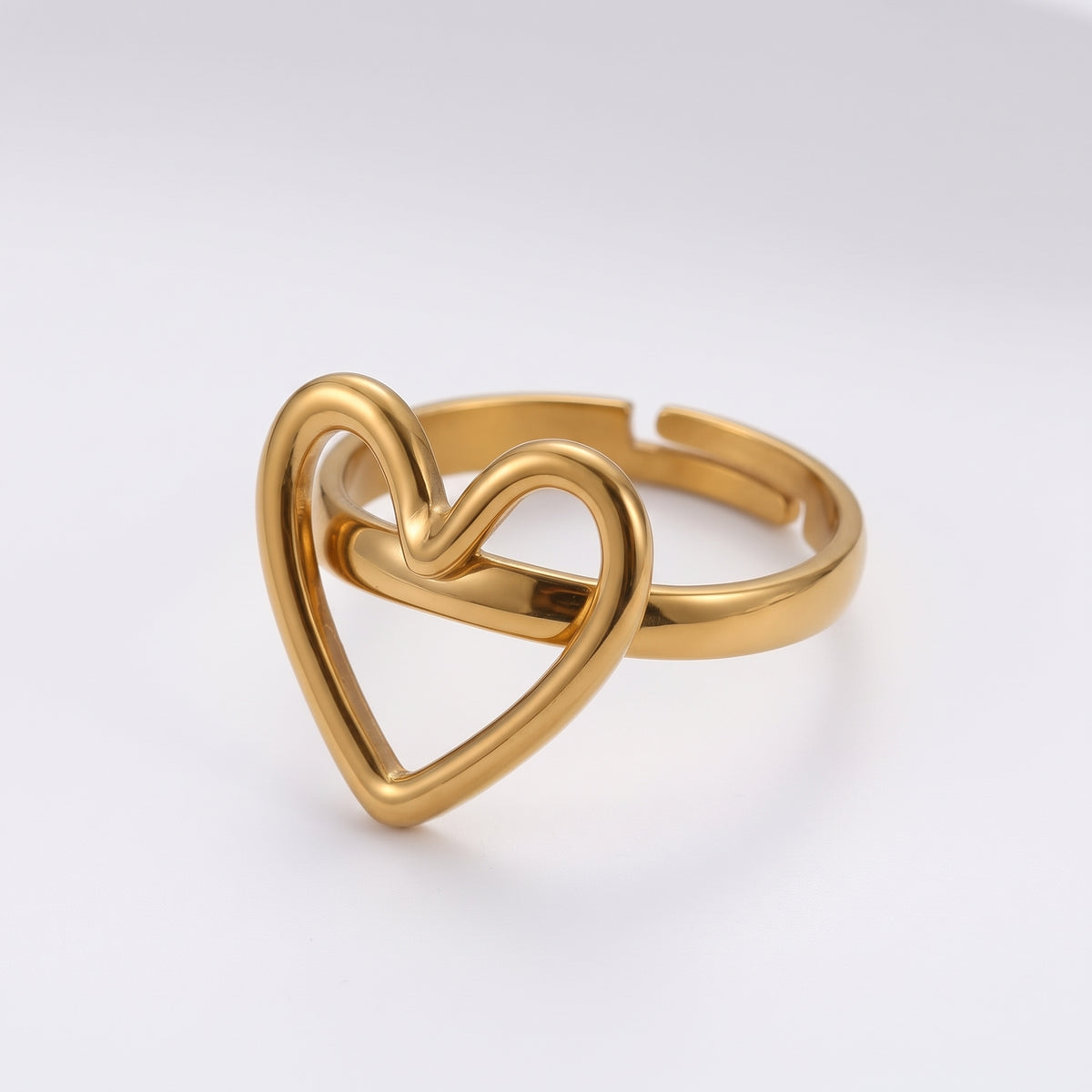 Amour Open Heart Ring