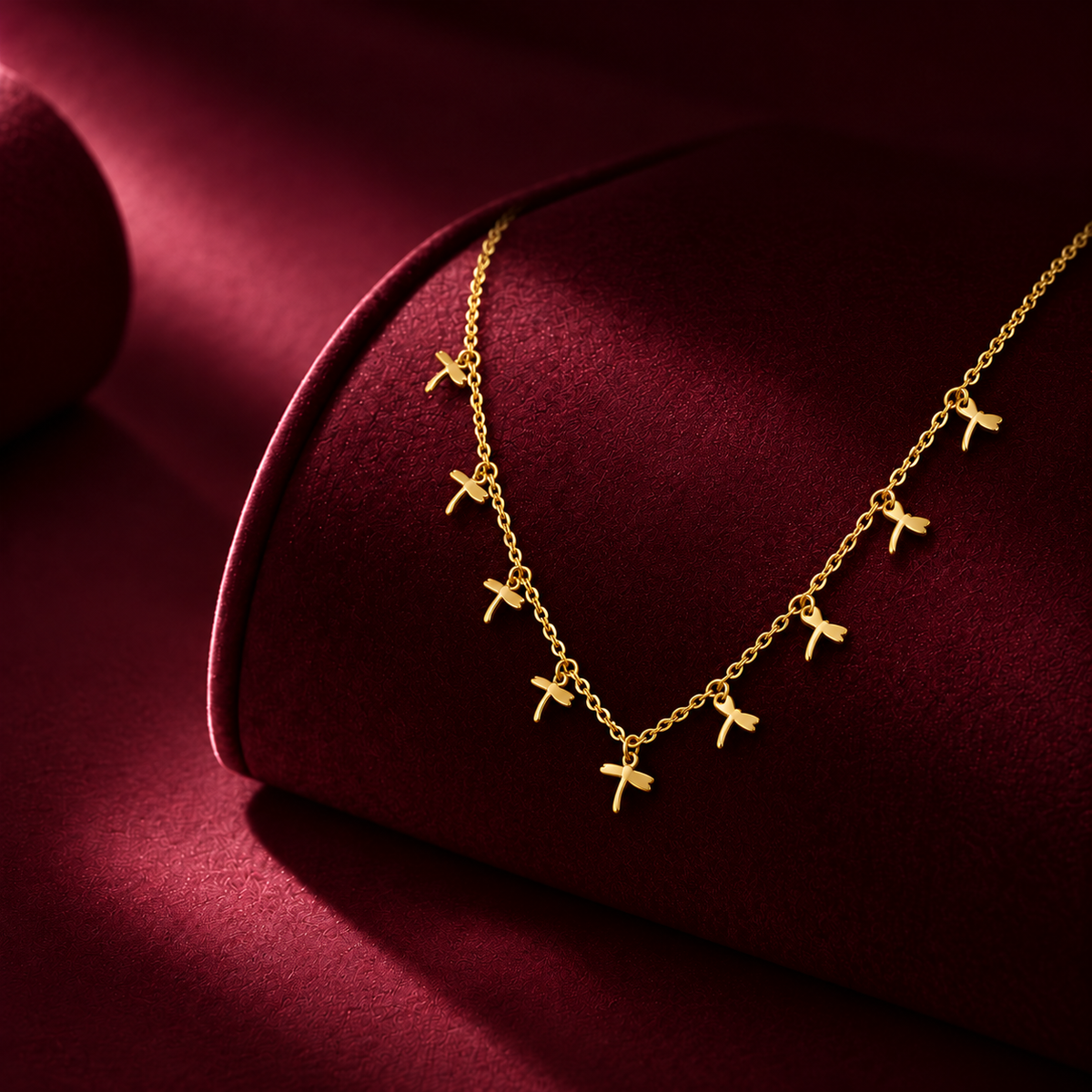 Coquette Bow Charm Necklace