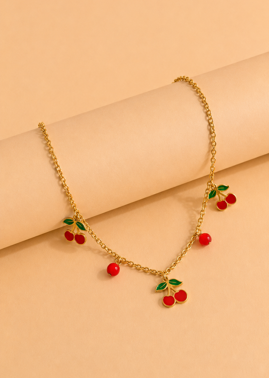 Cherry Charm Necklace