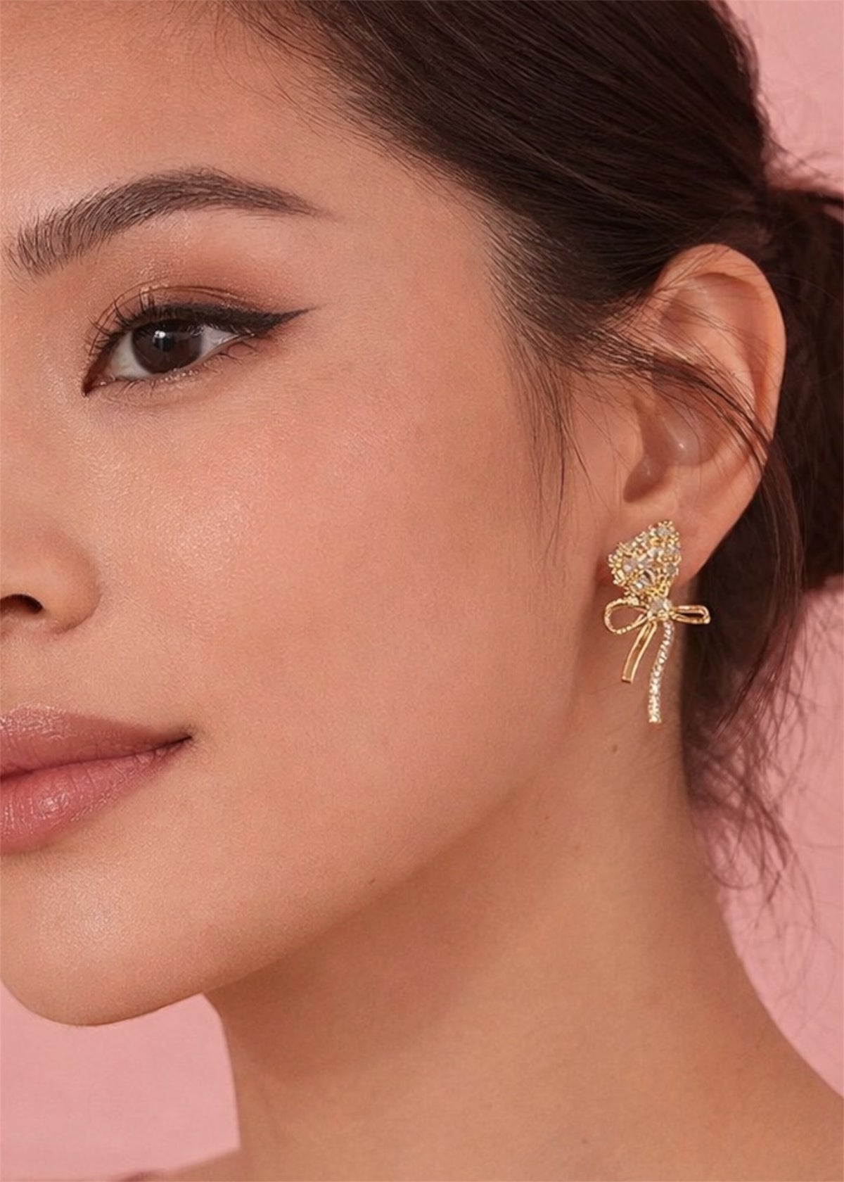 Crystal Bow Knot Earrings