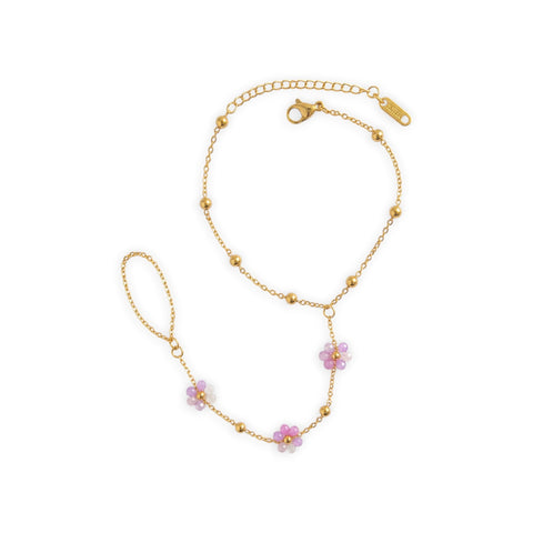Lilac Bloom Hand Chain