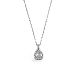 Silver Dew Heart