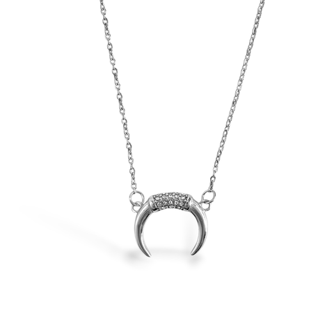 Silver Luna Horn