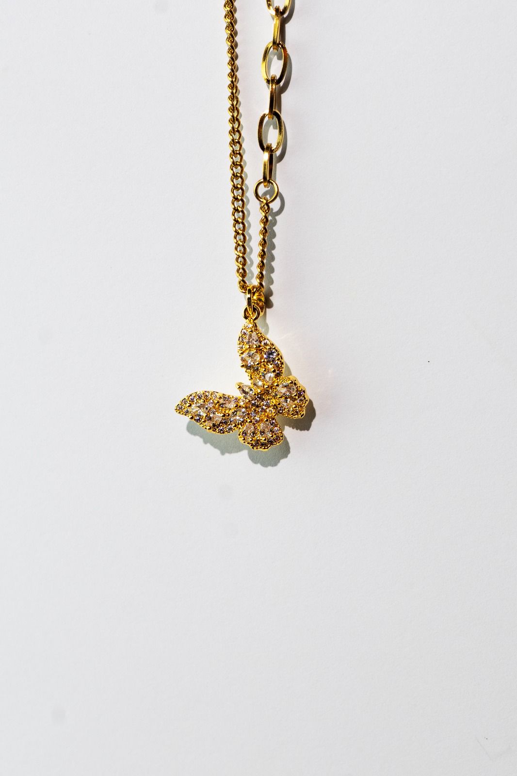 Butterfly Crystal Necklace
