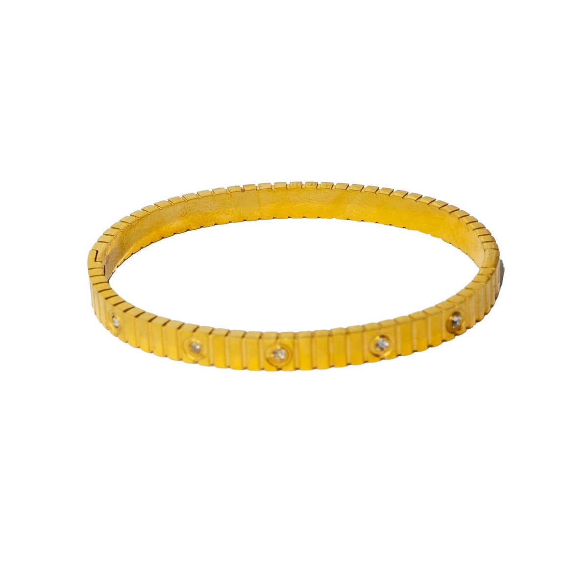 Ribbed Texture Bangle