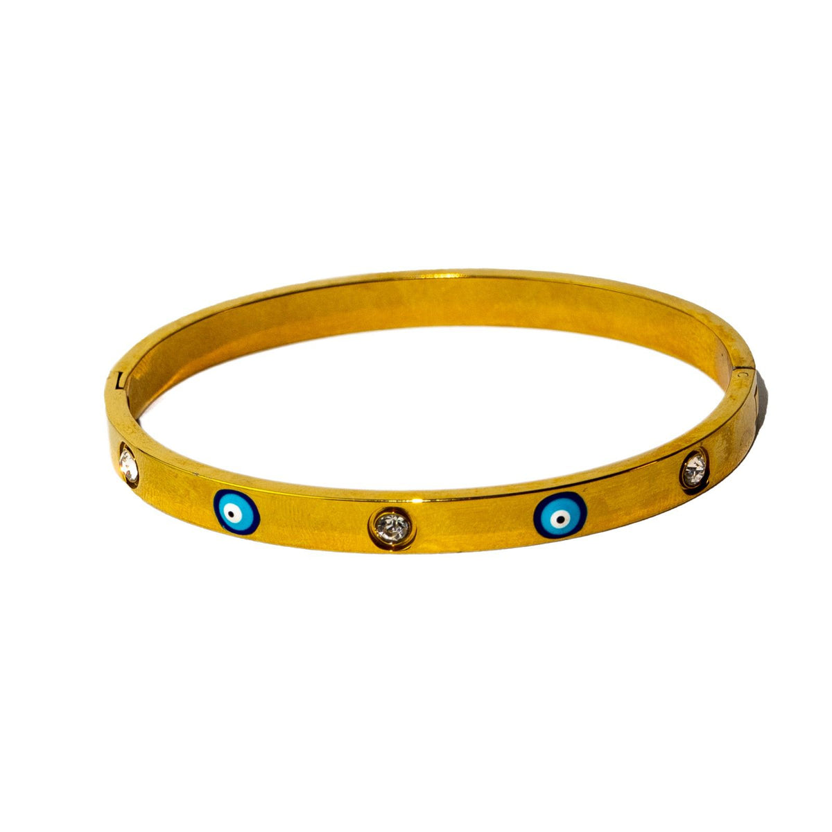 Sleek Gold-Tone Bangle